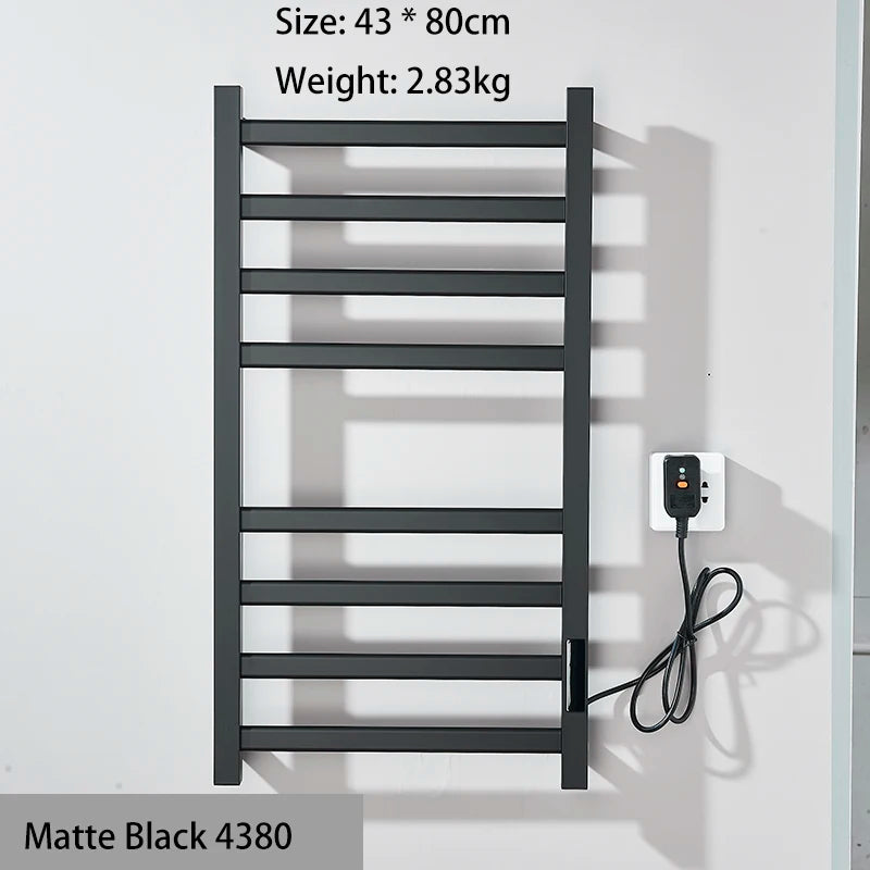 Temperature &Time Control Smart Home Heated Towel Rail Towel Warmer