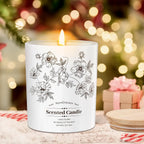 Deluxe Vanilla Coconut Soy Wax Candle, 8 Oz
