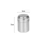 Multi-purpose Stainless Steel Seasoning Jar Salt Sugar Bottle Rotating Cover