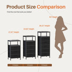 5 Fabric Drawers Dresser For Bedroom