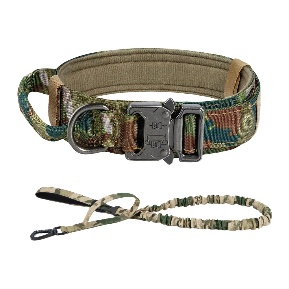 Dog Collar And Leash Set Control Handle Pet Lead Collar For Small Big Dogs