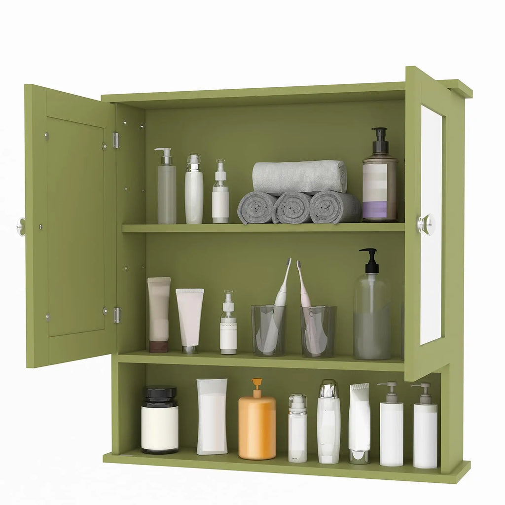 Wall Mounted Medicine Cabinet With Mirror,