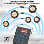 Restaurant Pager System Wireless Long Range Lineup Waiting Queue