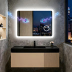 Bluetooth Bathroom LED Light Vanity Mirror 3X Magnify Dimmable