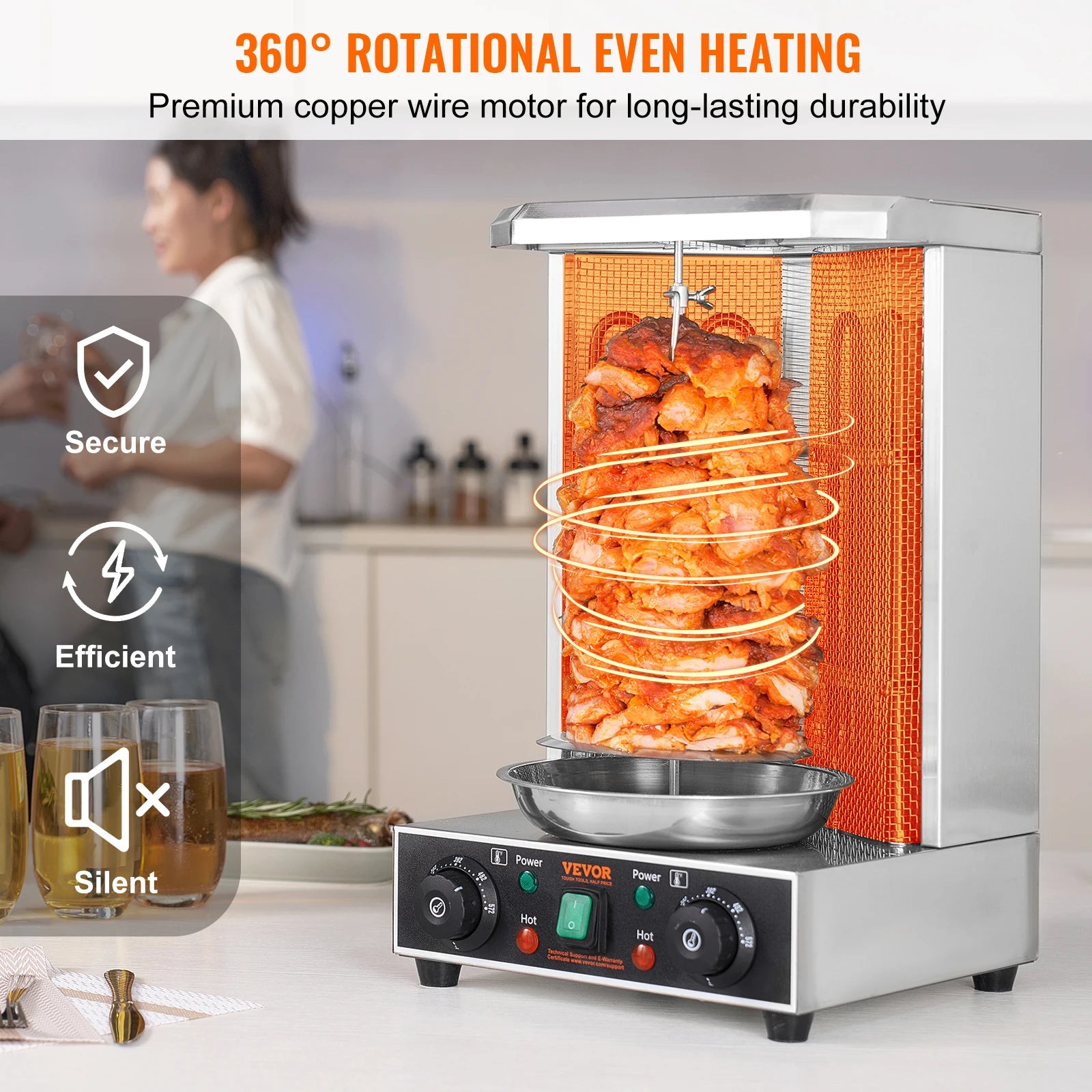 Shawarma Gyro Rotisserie Oven