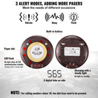 Restaurant Pager System Wireless Long Range Lineup Waiting Queue