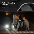 Reflective Dog Harnesses Durable Vest With Handle Adjustable