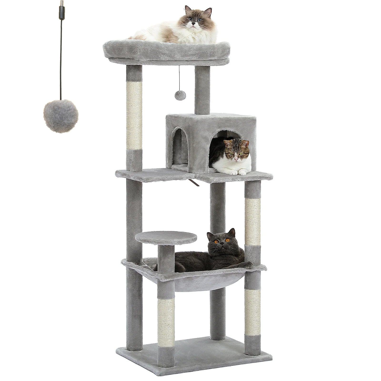 5-Level Cat Tower with Hammock