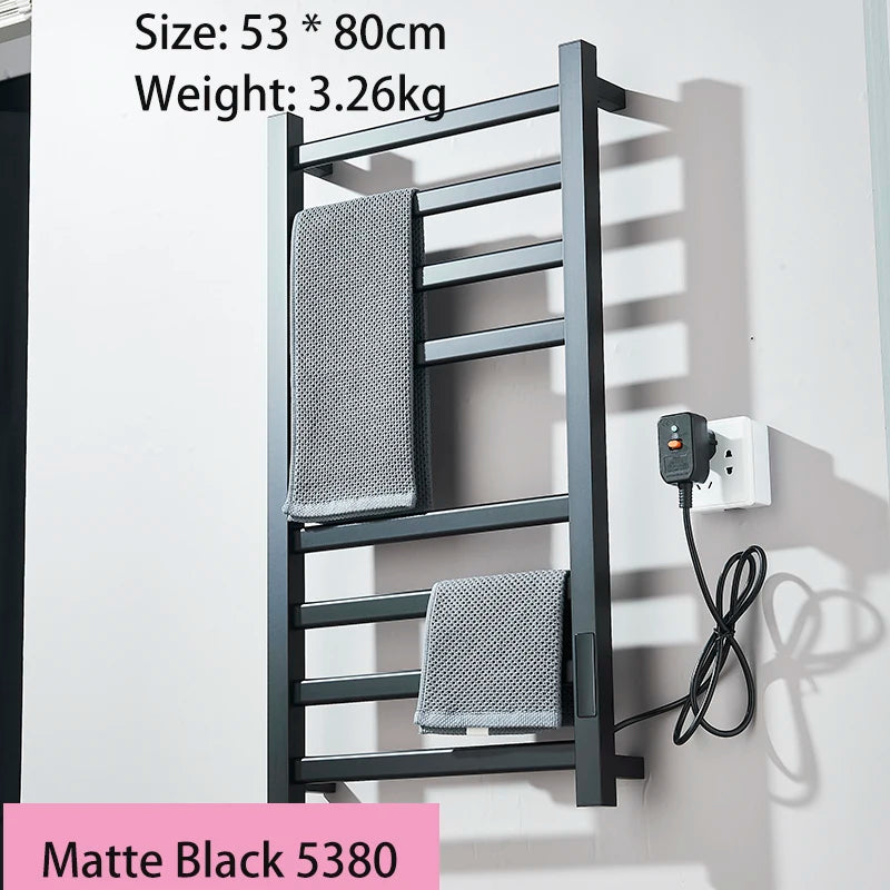 Temperature &Time Control Smart Home Heated Towel Rail Towel Warmer