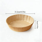 50pcs 8in Air Fryer Parchment Liners