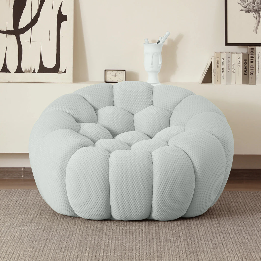 Sdorens 49'' Oversized Boneless Bubble Couch Chair Football-Shaped Design