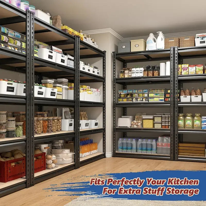 60/72 Inch two-piece set Heavy-duty Metal Storage Rack
