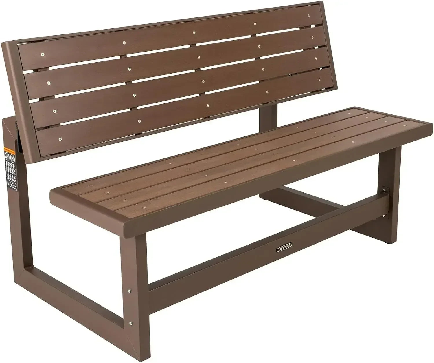 Outdoor Convertible Bench, 55 Inch