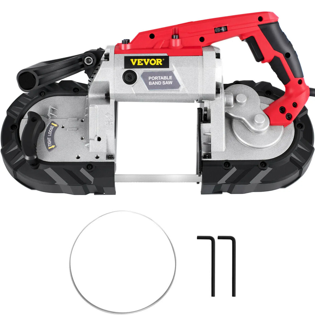 Portable BandSaw 5Inch Cutting Capacity Cordless Variable Speed 10Amp Motor