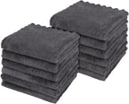 Ultra Soft Washcloths 12 Pack, Premium Microfiber Towel Sets 12x12 inches,