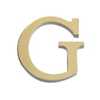 26 English Letters Wall Sticker 3D Mirror Acrylic Gold
