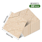 50pcs SXP Floor Sticker Peel and Stick 11.81x11.81in Self adhesive Wall Stickers Easy DIY 1.5mm thick Applies to any indoor