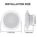 Herdio 4 Inch 160W Home In-Wall Ceiling Waterproof Speaker Surround Sound