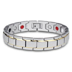 Fashion Stainless Steel Bangle Bracelet 9mm Width Italian Elastic Charm