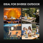 Portable Smokeless Tabletop Fire Pit with Fireproof Mat, Mini Low Smoke Camping Stove, Includes Travel Bag, Stainless Steel