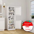 66.93" Tall Metal Storage Cabinet with 4 Adjustable Shelves,