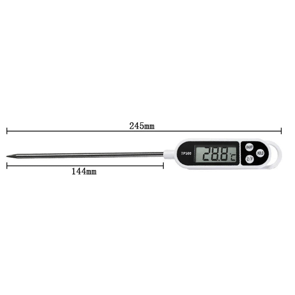 Instant Read Meat Thermometer LCD Display Digital