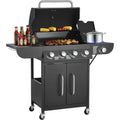 4-Burner Propane Gas Grill with Side Burner, 425 Sq. In.