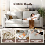 71” Mid Century Modern Decor Love Seat Couches for Living Room