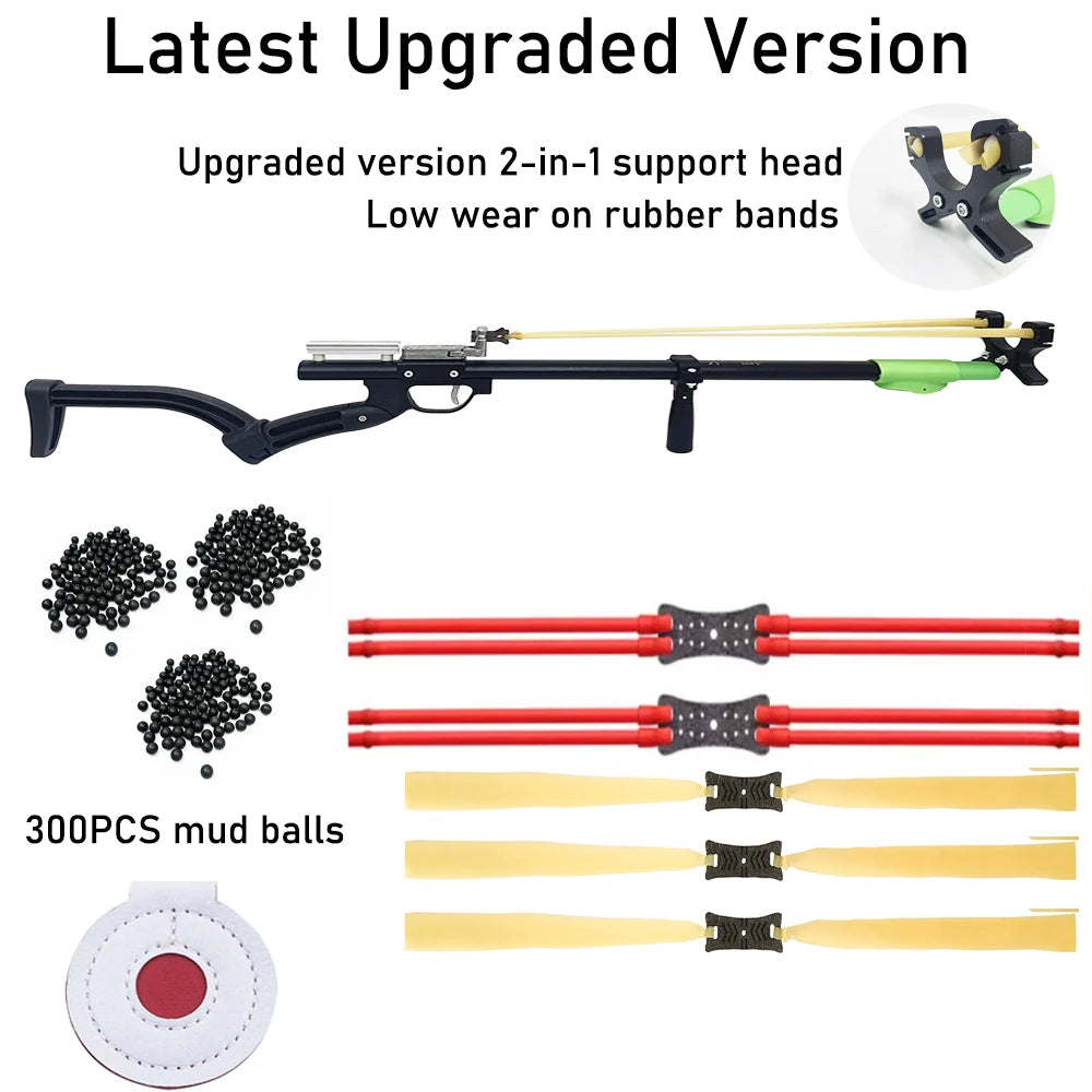 Powerful Metal Slingshot, Outdoor Hunting Catapult, Jungle Field Precision Slingshot,