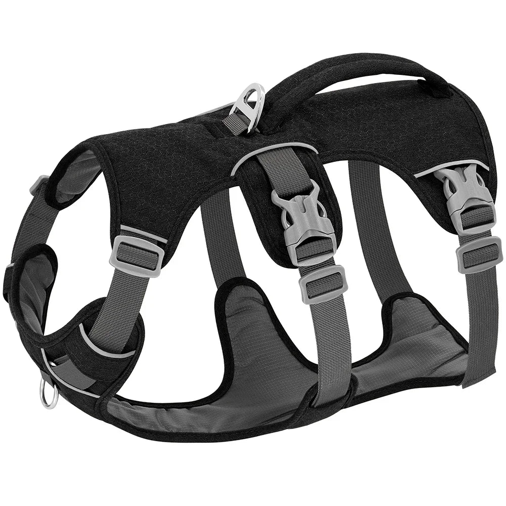 Reflective Dog Harnesses Durable Vest With Handle Adjustable