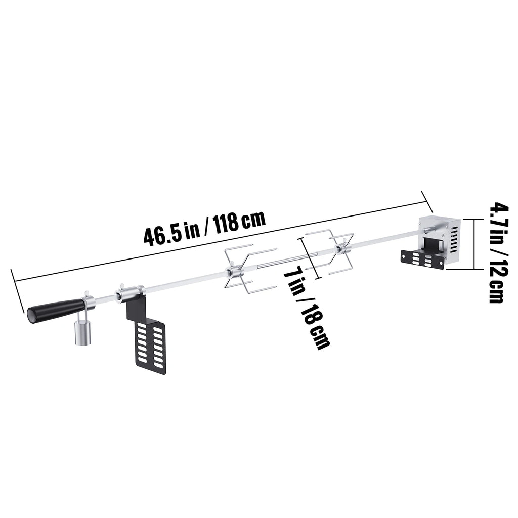 Universal Grill Rotisserie Kit