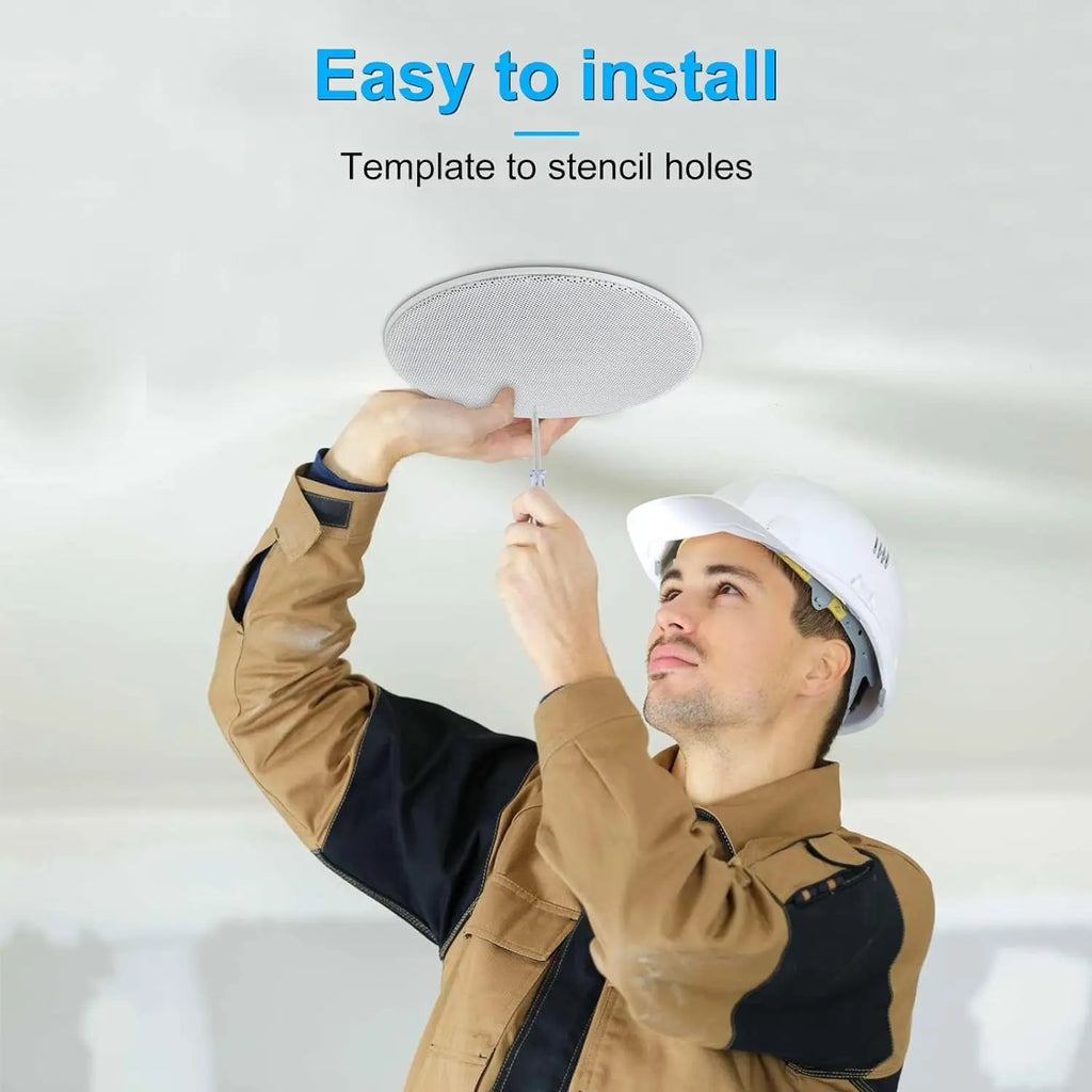 Herdio 4 " 320 Watts 2-Way Bluetooth Ceiling Speakers Package