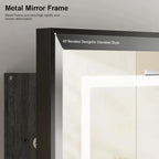Recessed LED Medicine Cabinet with Dimmable Lights,
