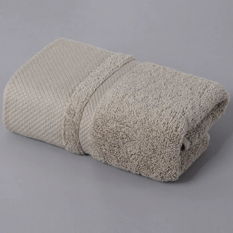 Solid Color Cotton Super Absorbent Hand andFace Towel