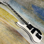 Hot Sale Electric Bass Guitars Ricken 4003 Model White Color Black Hardware