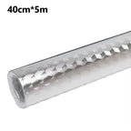 5/2/1M Modern Kitchen Oil-proof Self Adhesives Stickers High-temperature Aluminum Foil Gas Stove Cabinet Contact Sticke
