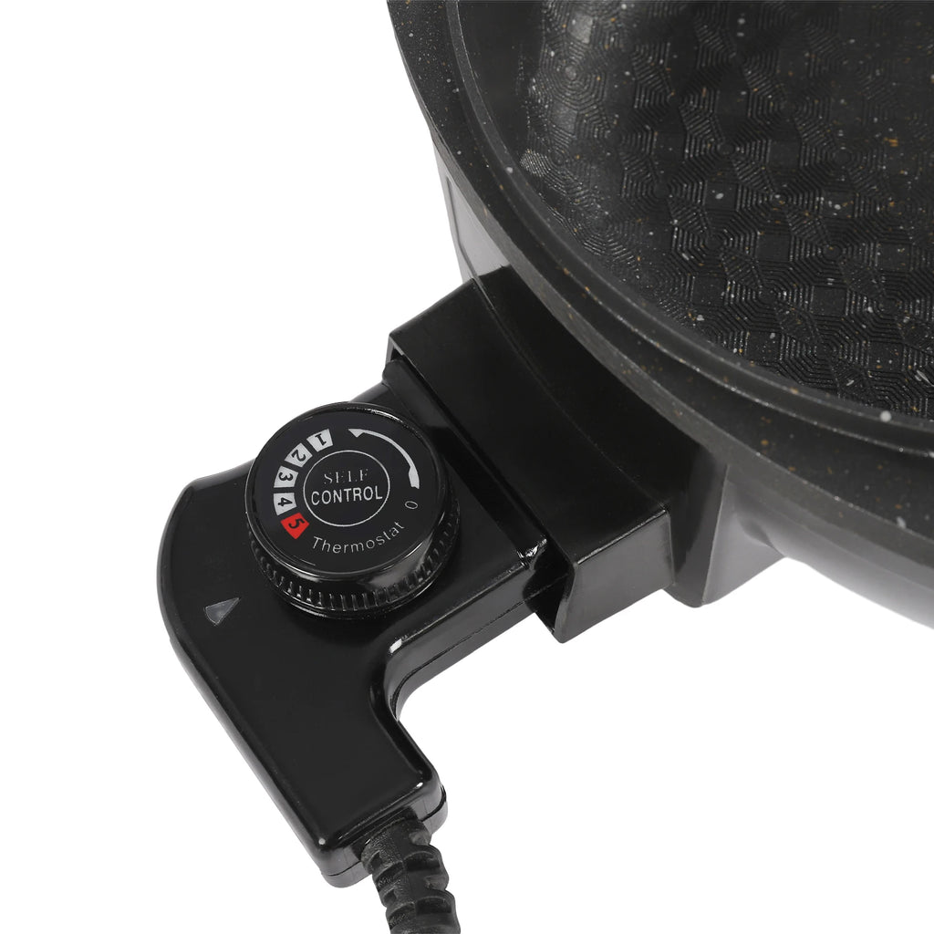 5-Gear Electric Hot Pot with Frying Pan, 1350w