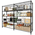 Heavy Duty Storage Shelves 4/5 Tiers Metal Shelving Unit Adjustable
