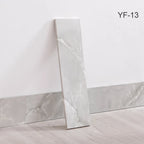 10pcs Self-Adhesive Wooden Stickers Wall Stickers Skirting Lines 10mm Thickness Suitable for All Indoor Places 17.72X4.72In
