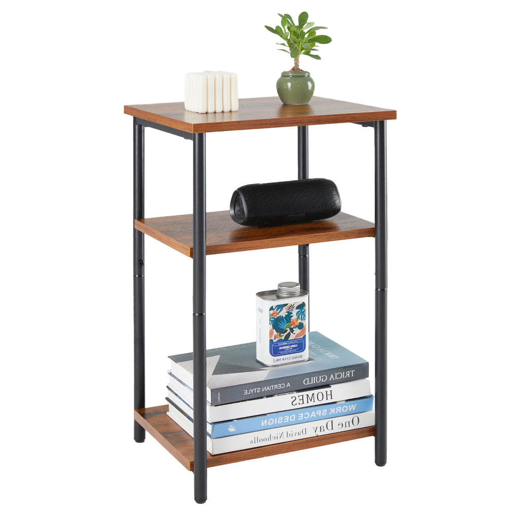 2/3-Tier End Table Side Tables with Adjustable Feet