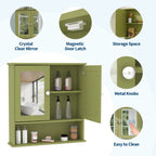 Wall Mounted Medicine Cabinet With Mirror,