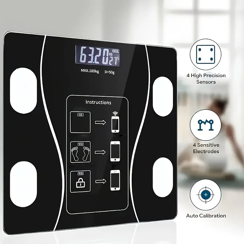 Electronic Scale, 396 Pound Digital Bathroom Scale