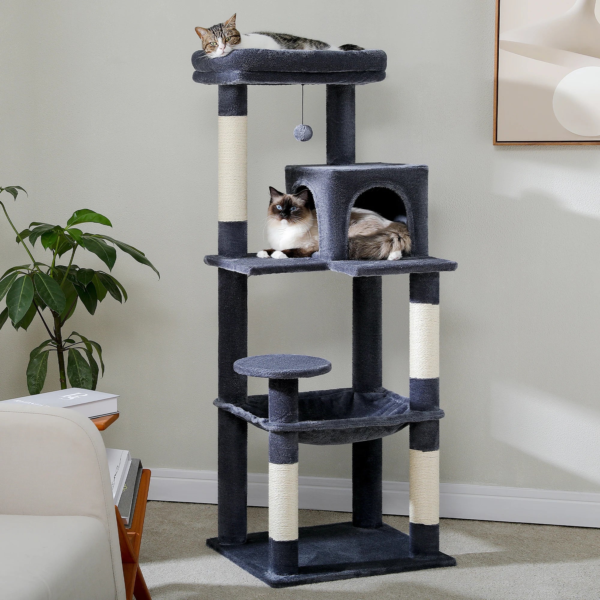 5-Level Cat Tower with Hammock