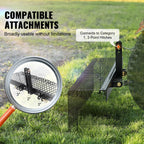 Tow Behind Landscape Rake 60"Tow Dethatcher with 21 Steel Coil Tines
