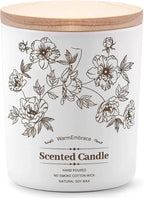 Deluxe Vanilla Coconut Soy Wax Candle, 8 Oz