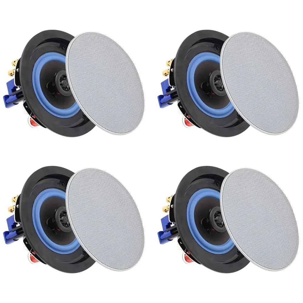 Herdio 4 " 320 Watts 2-Way Bluetooth Ceiling Speakers Package
