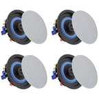 Herdio 4 " 320 Watts 2-Way Bluetooth Ceiling Speakers Package