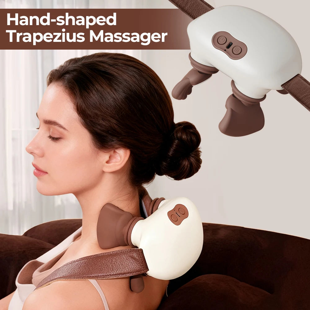Neck Massager Back and Shoulder Massager Electric Kneading Neck Deep Massage Muscle Relax