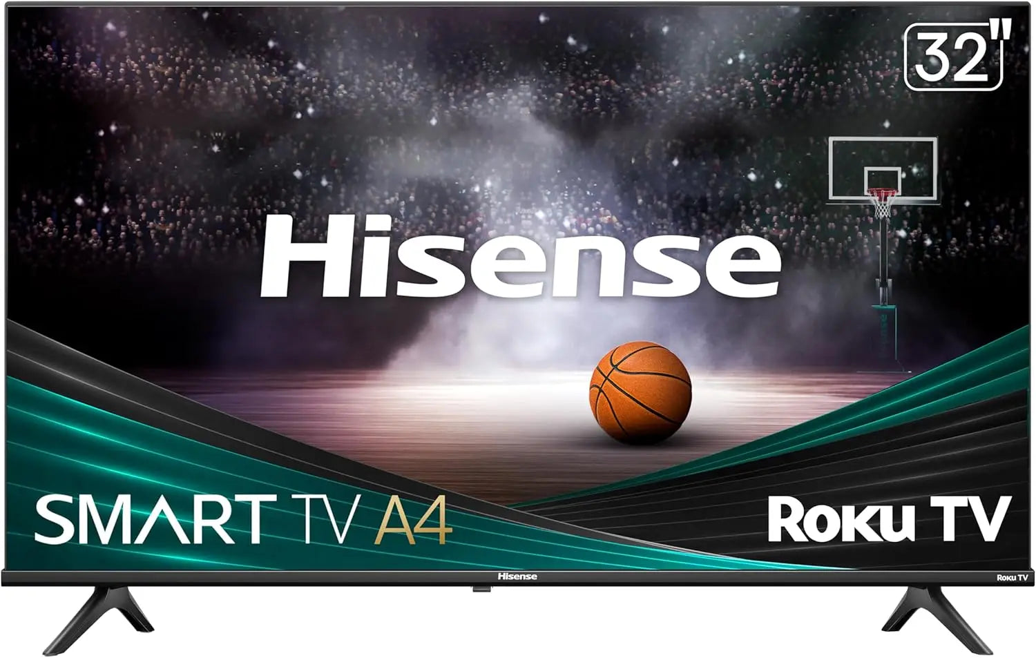 32-Inch HD 720p Smart TV with Roku, Alexa & Google Assistant - Dolby Audio, Slim Bezel Design
