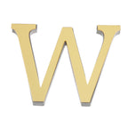 26 English Letters Wall Sticker 3D Mirror Acrylic Gold